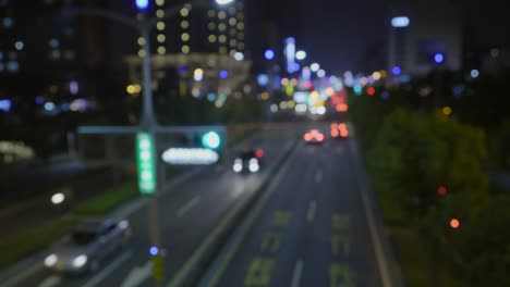 Bokeh-Hintergrund-Stadt