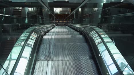 Moving-empty-escalator