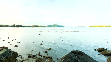 Zeitraffer-der-schönen-Licht-in-der-tropischen-Meer-Naturlandschaft