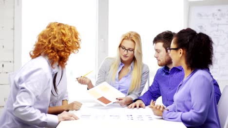 equipo-con-plan-y-fondo-de-pantalla-muestra-en-oficina