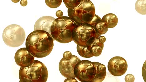 Golden-soccer-balls-with-stars