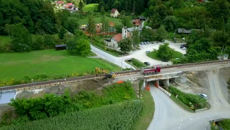 Railway-reconstruction-site