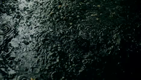 Closeup-shot-of-heavy-rain-on-road-Rain-Road