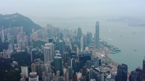 día-tiempo-ciudad-victoria-centro-puerto-aéreo-panorama-4k-hong-kong