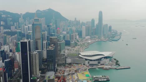day-time-cityscape-downtown-bay-victoria-harbour-aerial-panorama-4k-hong-kong