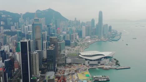 día-tiempo-ciudad-victoria-Bahía-centro-puerto-aéreo-panorama-4k-hong-kong