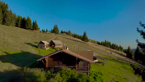 Flying-over-the-Carpathian-Mountains