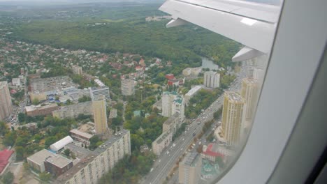 Casas-de-apartamentos-desde-un-avión