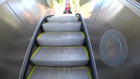 escalator-in-motion-in-the-open-air