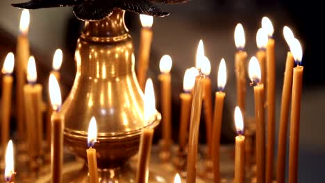 Candles-burn-in-the-church