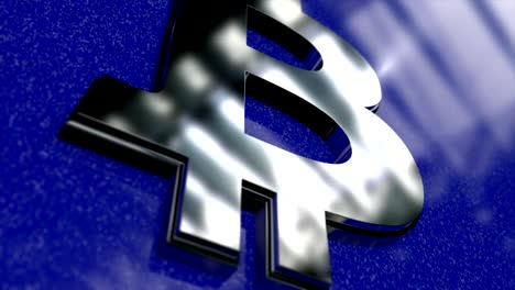 Bitcoin-Crypto-Currency-Block-Chains-Concept-3D-Animation.-Abstract-seamless-loop-animation-of-bitcoin-currency-sign,-blue-background