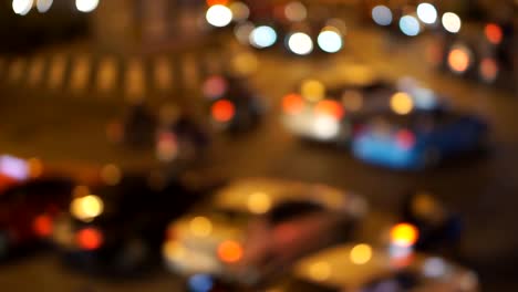 Abstract-blurred-traffic-moment-at-downtown-of-Bangkok