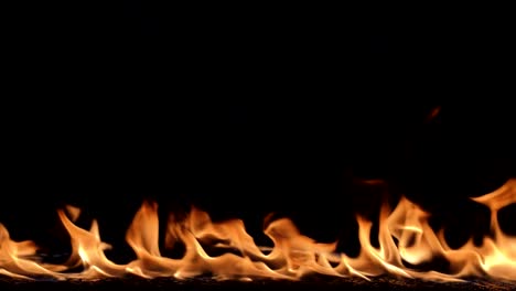 Fire-line-in-slowmotion,-shooting-with-high-speed-camera.