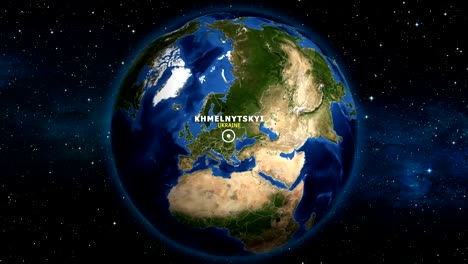 EARTH-ZOOM-IN-MAP---UKRAINE-KHMELNYTSKYI