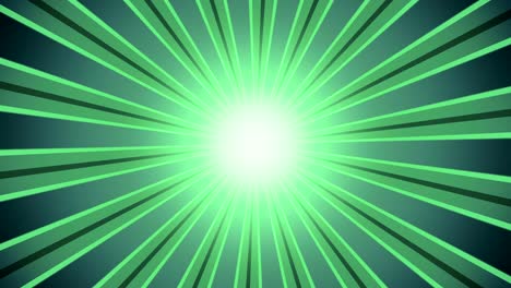 Retro-Lichtstrahlen-grün