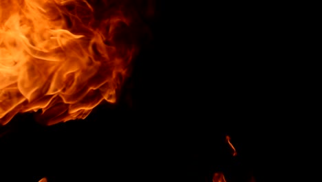 Fire-explosion-in-slowmotion,-shooting-with-high-speed-camera.