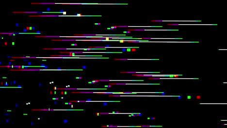 abstract-horizontal-multi-color-realistic-screen-glitch-flickering,-analog-vintage-TV-signal-with-bad-interference-and-color-bars,-static-noise-background