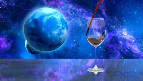 glass-is-filled-with-red-wine-the-moon