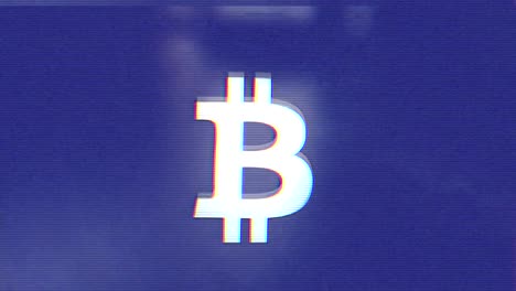 Abstract-animation-of-bitcoin-currency-sign.-Crypto-currency-bitcoin.-Global-internet-worldwide.-Blue-background