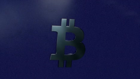 Abstract-animation-of-bitcoin-currency-sign.-Crypto-currency-bitcoin.-Global-internet-worldwide.-Blue-background