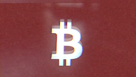 Abstract-animation-of-bitcoin-currency-sign.-Crypto-currency-bitcoin.-Global-internet-worldwide.-Red-background