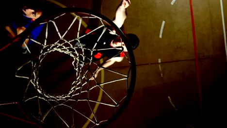 Competitors-playing-basketball-in-the-court-4k