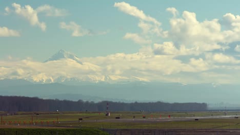 Zeitraffer-der-Portland-Internationaler-Flughafen