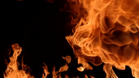 Fire-explosion-in-slowmotion,-shooting-with-high-speed-camera.