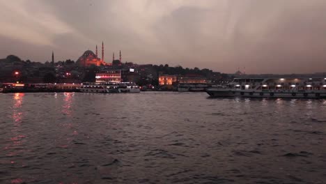 Mezquita-de-Süleymaniye,-Distrito-de-Eminonu,-Estambul---Turquía