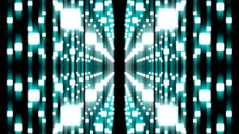 Abstract-Geometric-Square-box-dot-blue-color-glowing-pattern-background-zoom-in-moving,-seamless-looping-animation-4K