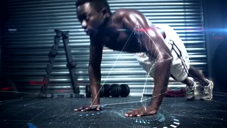 Muscular-man-doing-push-ups