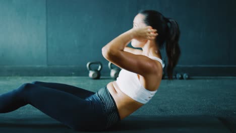 Woman-Exercising-in-the-Gym