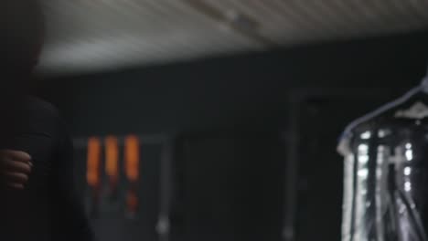 Man-Doing-Shadow-Boxing-in-Gym