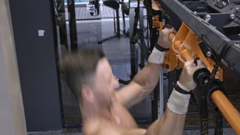 Doing-Pull-ups-in-Gym