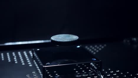 4K-Abstract-Levitation-Platform-On-Black-Background