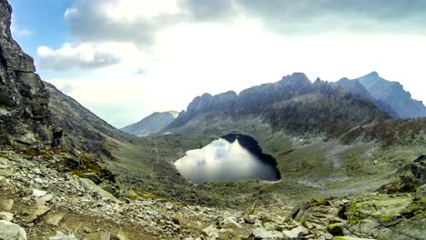 Vysne-Wahlenbergovo-Pleso-in-der-Hohen-Tatra,-Slowakei