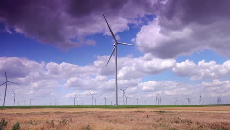 Cluster-of-wind-turbines-creating-clean-&-renewable-energy,