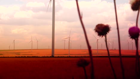 Grupo-de-creación-de-energía-limpia-y-renovables,-aerogeneradores