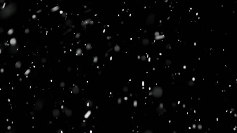 White-Snow-Falling-on-Isolated-Black-Background