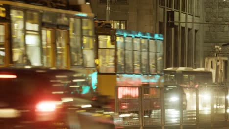 Two-Trams-on-a-Junction-Moving-in-Opposite-Directions