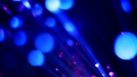 Close-up-of-fiber-optics