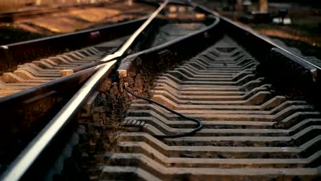 Ferrocarril.-Rieles-de-ferrocarril-para-trenes