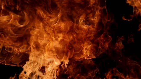 Fire-explosion-in-slowmotion,-shooting-with-high-speed-camera.