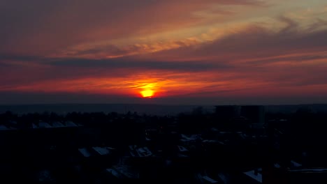 Sonnenuntergang-in-Kaunas-Timelapse