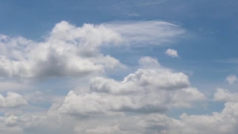 Dramatic-atmosphere-panorama-view-4K-Time-lapse-footage-video-clip-of-blue-sky-and-clouds-on-beautiful-summer-day.