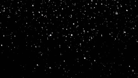 White-Snow-Falling-on-Isolated-Black-Background