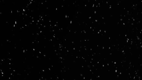 Falling-snowflakes-on-black-background