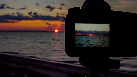 Wobei-bei-Sonnenuntergang-am-Strand-video