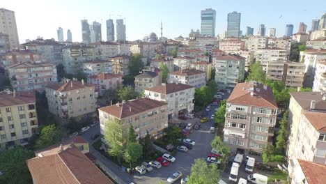 Luftaufnahme-der-städtischen-und-Gebäude-in-Istanbul