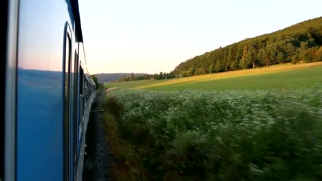 Nice-view-on-nature-from-train-window